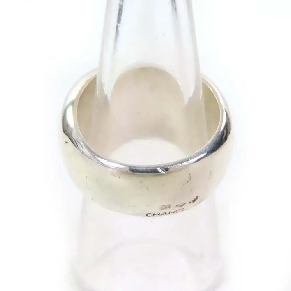 CHANEL Authentic Silver Ring